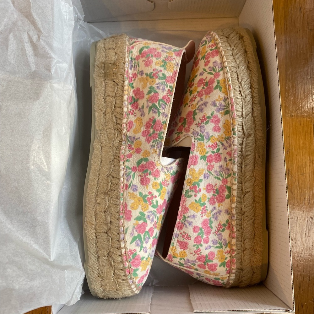 NIB LoveShackFancy x Manebi Platform espadrilles 37